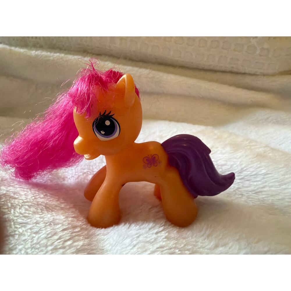 McDonald's My Little Pony Happy Meal Toy Figurine Scootaloo Orange Pony #6 2009